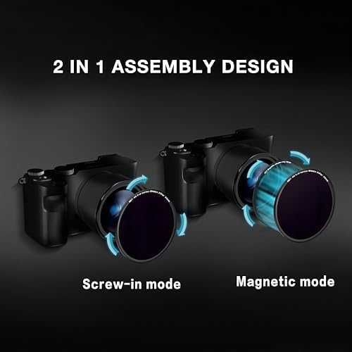 Нов 95mm H&Y IRND64 ND Филтър EVO – Магнитен и Винтов 2 в 1 за снимки