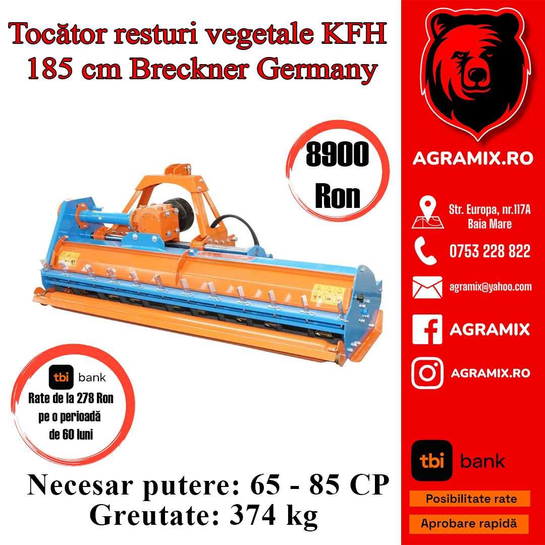 Tocatoare resturi cu translatie hidraulica KGH105-165 CM Agramix noi