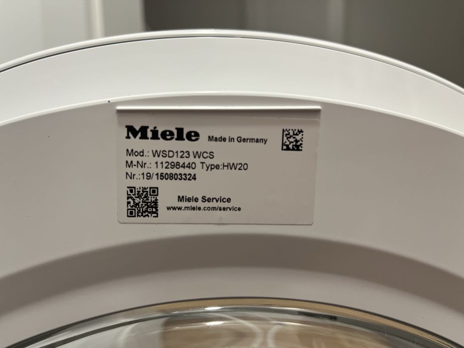 Vand masina de spalat MIELE