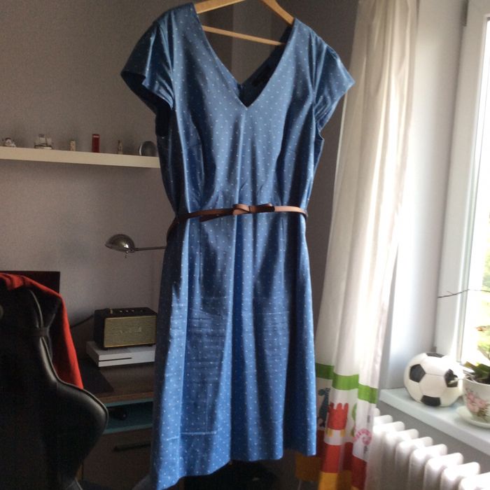 Rochie vara cu captusala si curea.