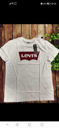 Мъжка тениска Levis ХЛ номер. Размери на снимките