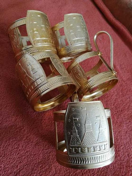 подстакани СССР с щемпъл за маняци