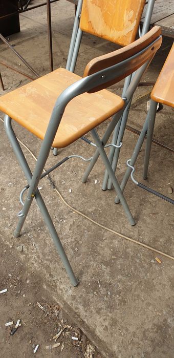 3xscaune pliabile bar bucatarie etc germania