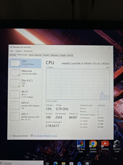 Laptop gaming | i5 gen9 |16gb ram | GTX1650 | M2 NVMI 512gb
