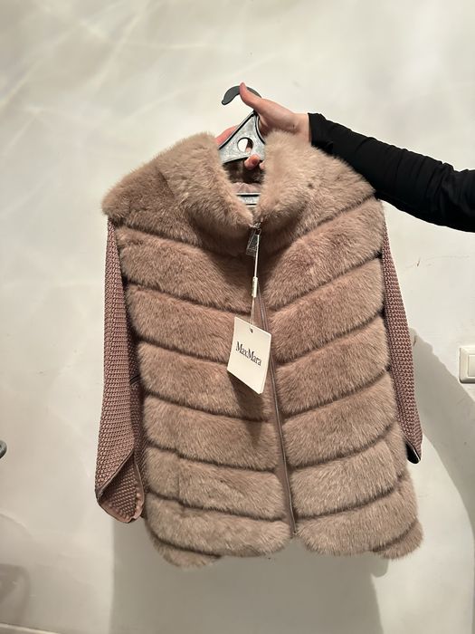 Эко шуба от Max mara новый с этикеткой