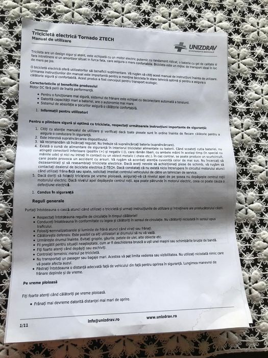 Vând bicicleta noua