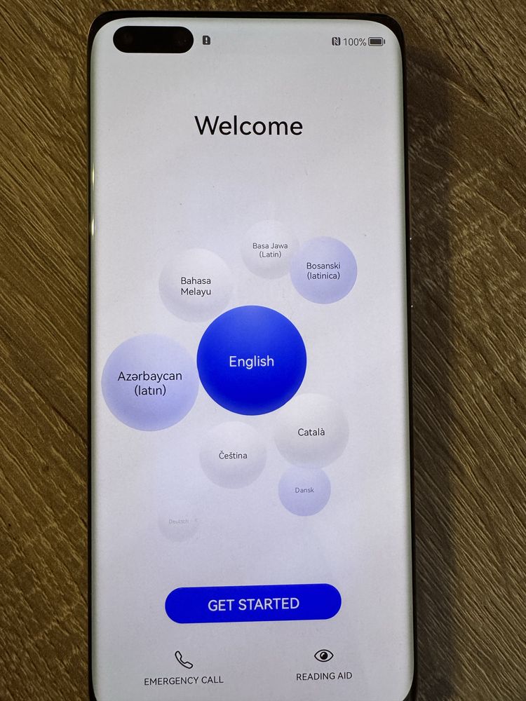 Huawei p40 pro silver frost 256gb