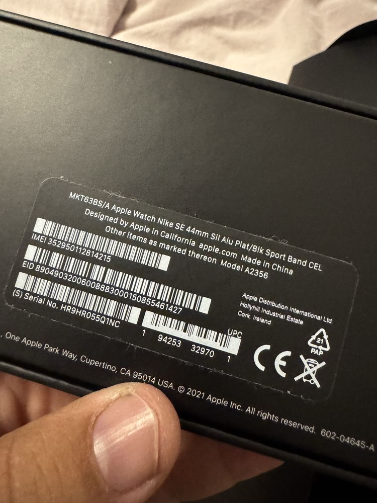 Apple watch se Nike
