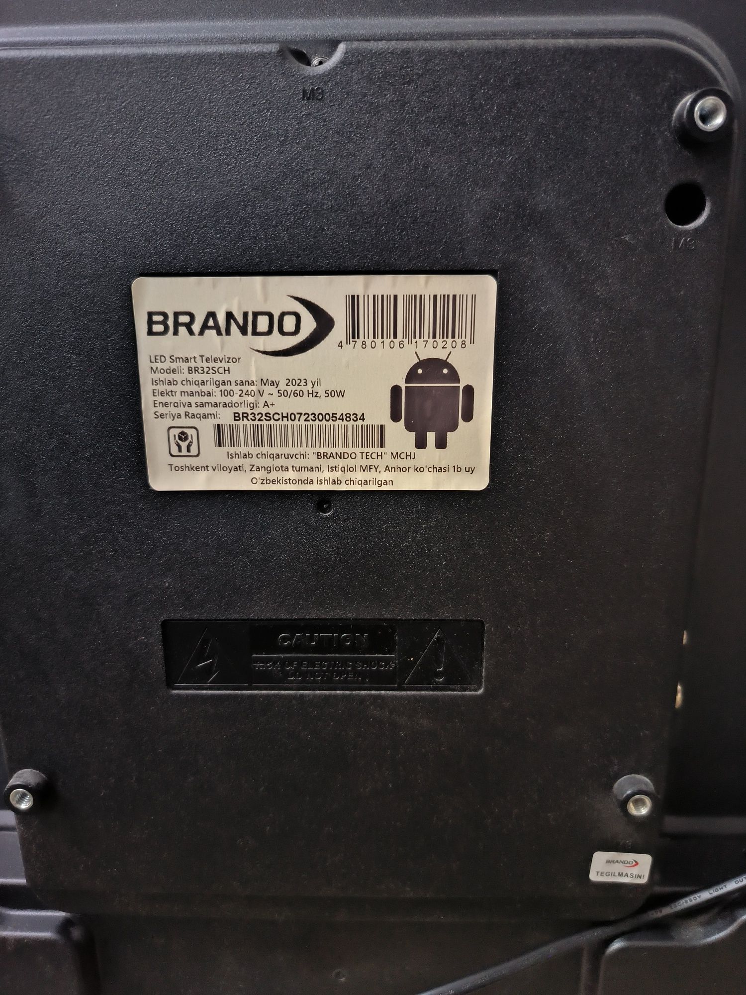 Brando 32" Led smartTV android