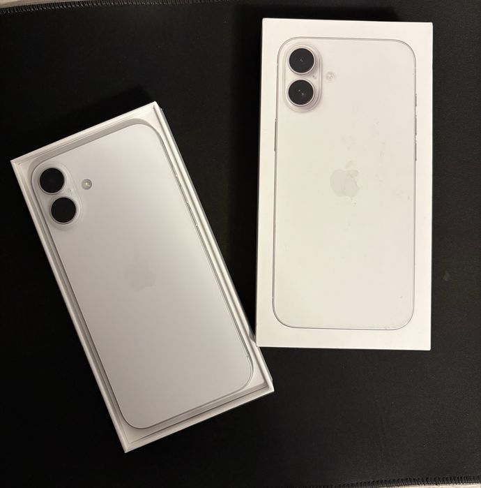 iPhone 16 Plus, White, 128gb Neverlocked nou.