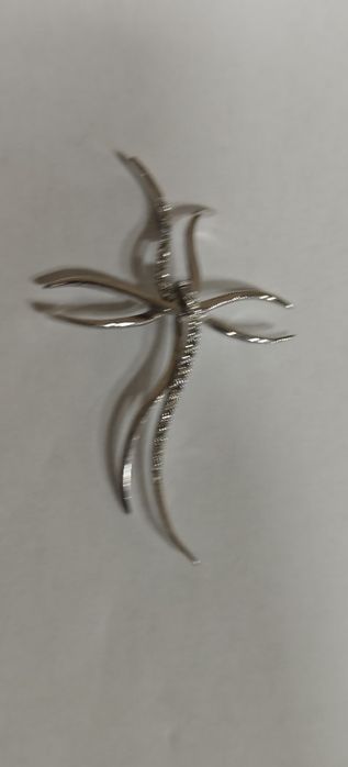 Cruce aur 18k cu diamante naturale 0.12ct (R)