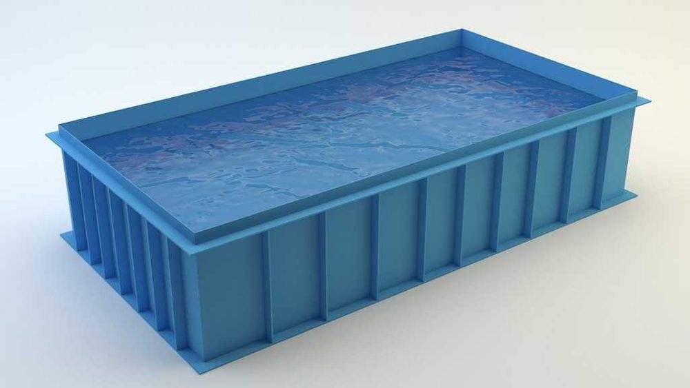 Прямоугольный бассейн 4000х3000х1500