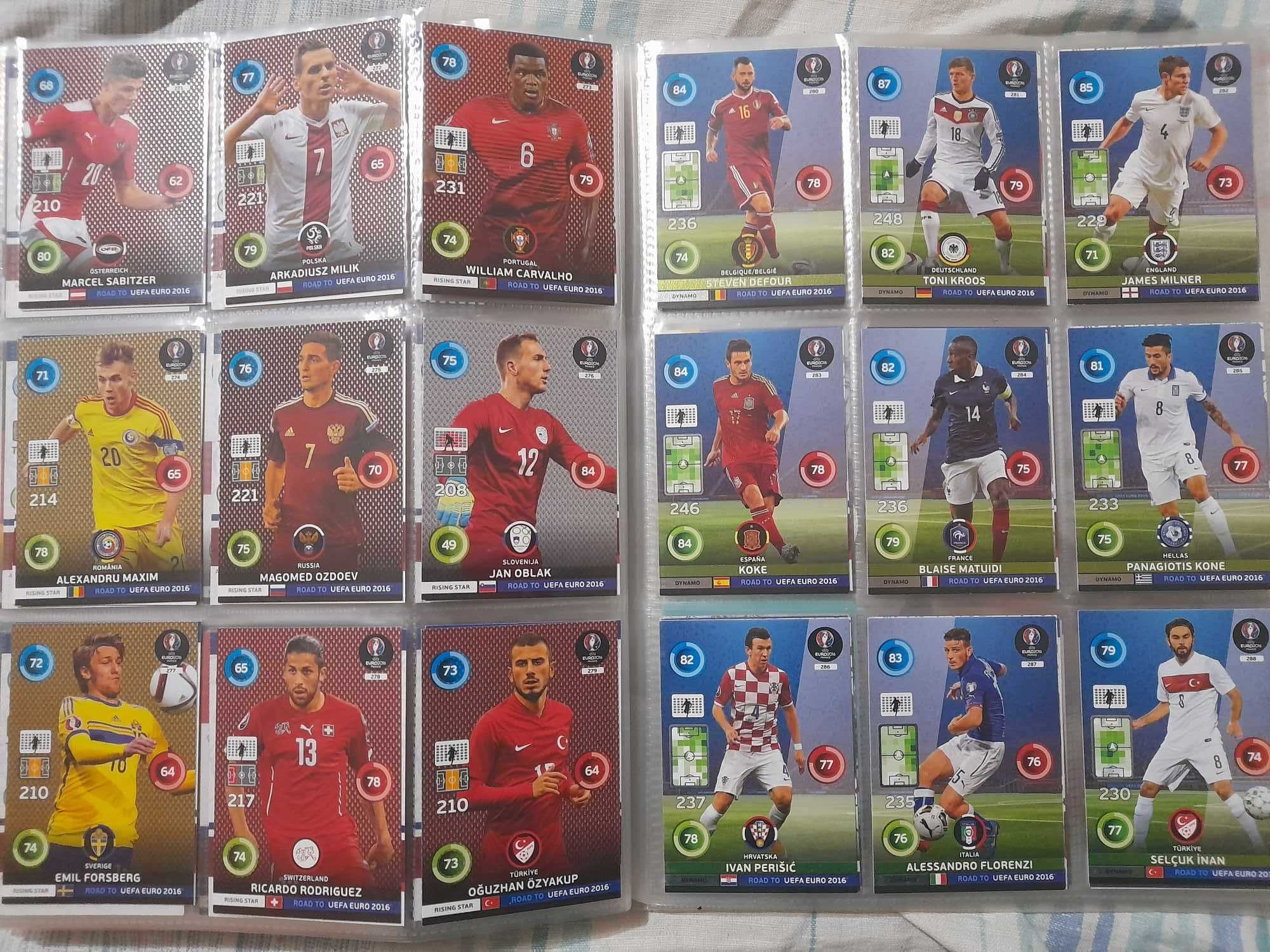 Рядък Албум Panini Road to UEFA EURO 2016 Album Complete 333 Cards