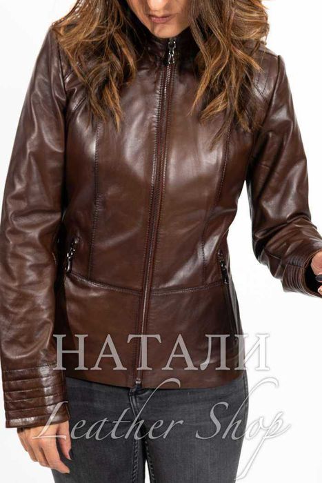 Дамско кожено яке Алекса