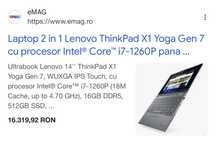 Lenovo ThinkPad X1 Yoga Gen 7 Aluminium