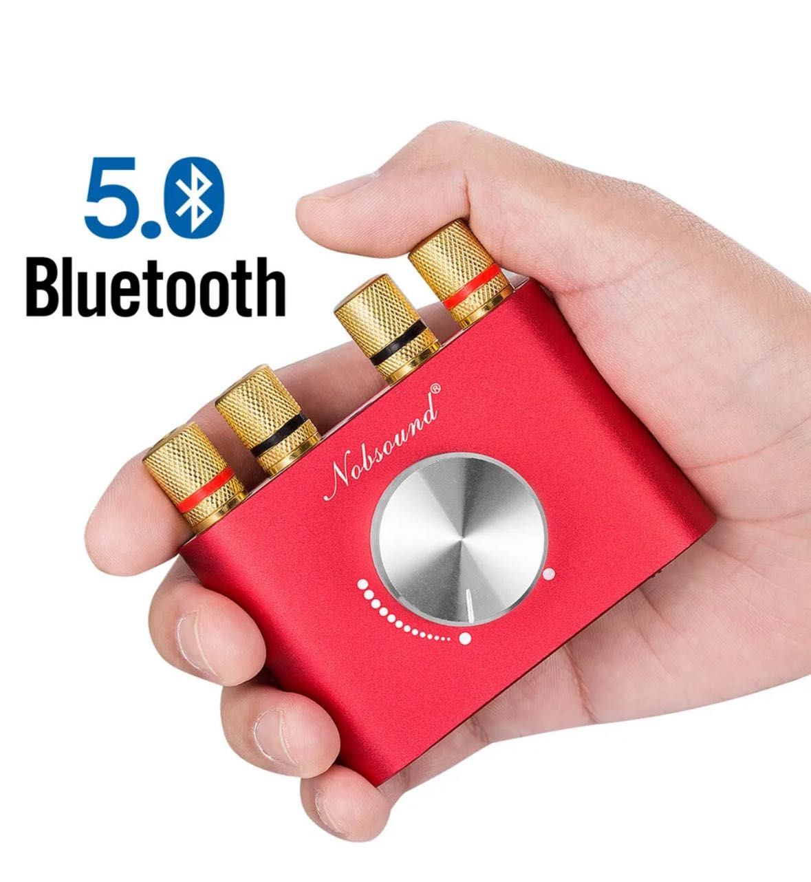 Mini amplicator 50W + 50W cu Bluetooth 5.0 Nou