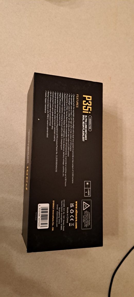 Lanterna Nitecore P35i laser LEP