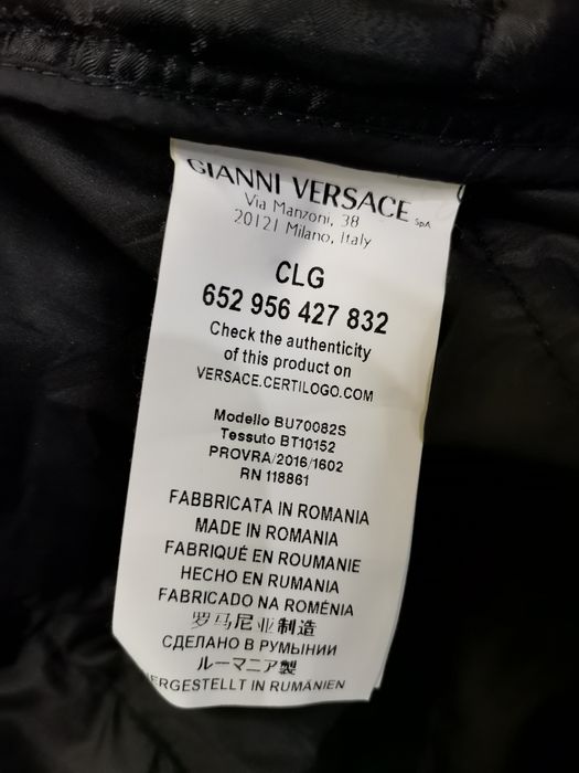 Versace Versus мъжко яке размер L - 50