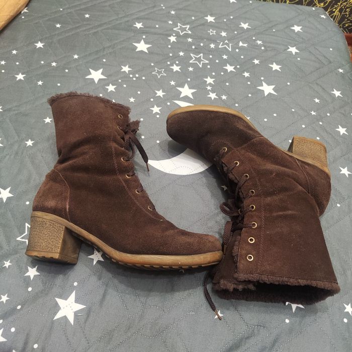 Продам сапоги зимние натуральная замша