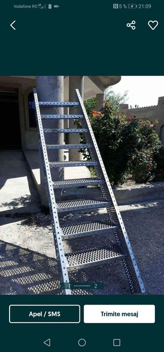 Scara metalica pentru isu