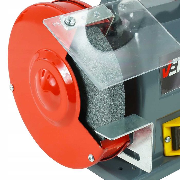 Polizor banc 150mm 2 pietre perie sarma lampa LED (V08032)