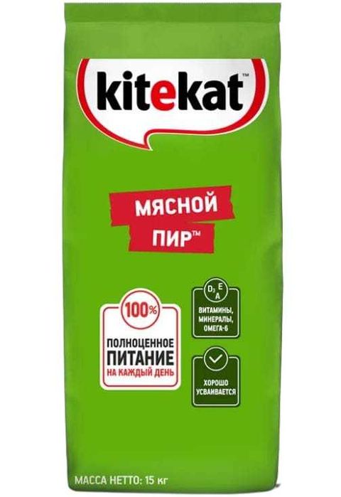 Китикет 15кг  сухой корм для кошек