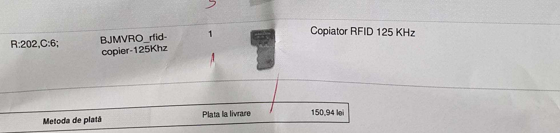 Copiator cartele interfon