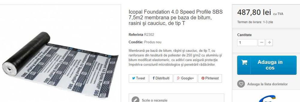 Icopal Foundation 4.0 Speed Profile SBS