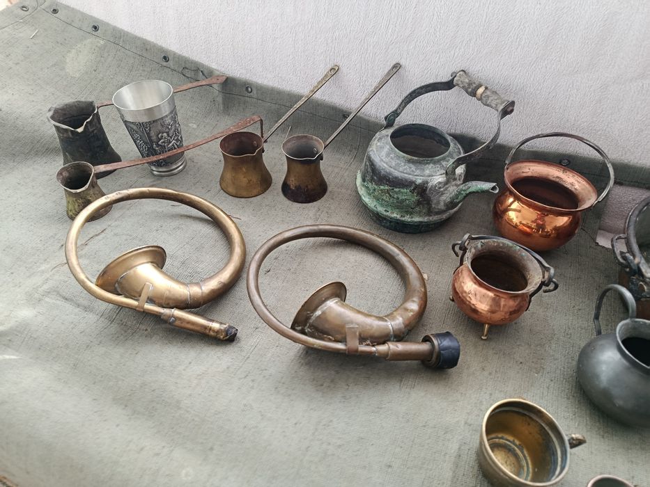 Медни съдове за декорация