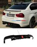 Дифузьор за BMW E90,91 с Ф1 Светлина | Двойни изходи