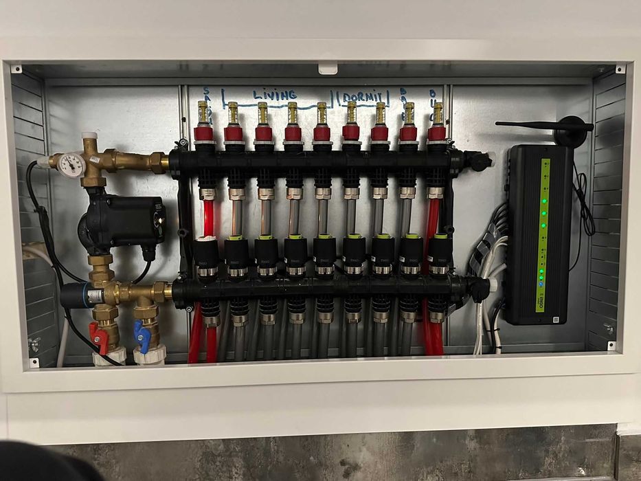 Automatizare incalzire in pardoseala Smart, aprx. 100 E/zona termica