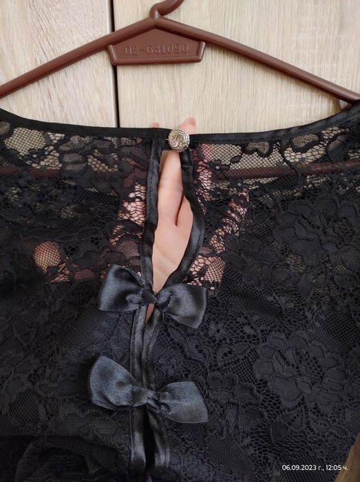 Дамска черна рокля