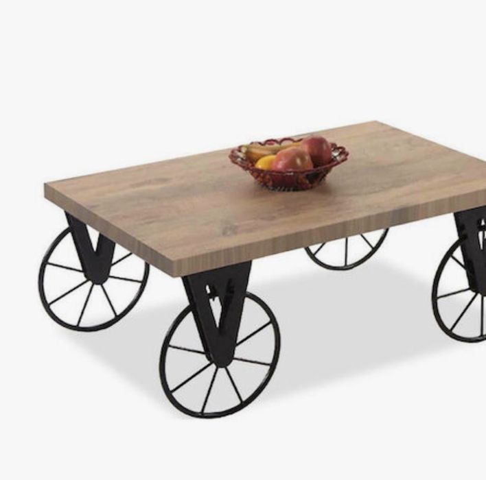 Masa de cafea rustica,deja montata