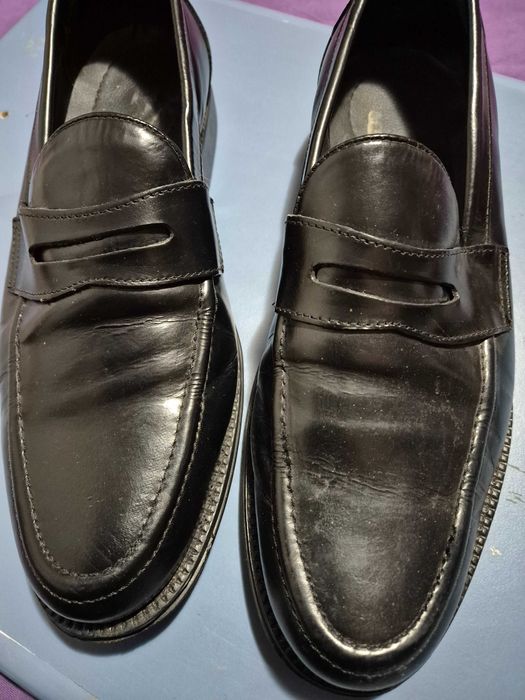 Pantofi barbatesti, piele naturala, purtati, stare buna, marime 42,5