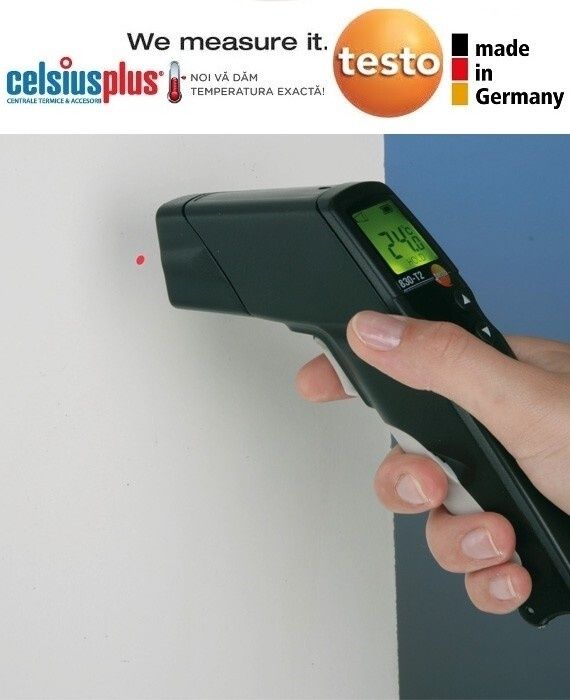 Termometru infrarosu cu doua fascicule laser Testo 830-T2