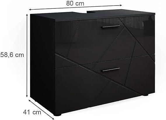 Шкаф за мивка ирма, 80 х 59 см, антрацит гланц