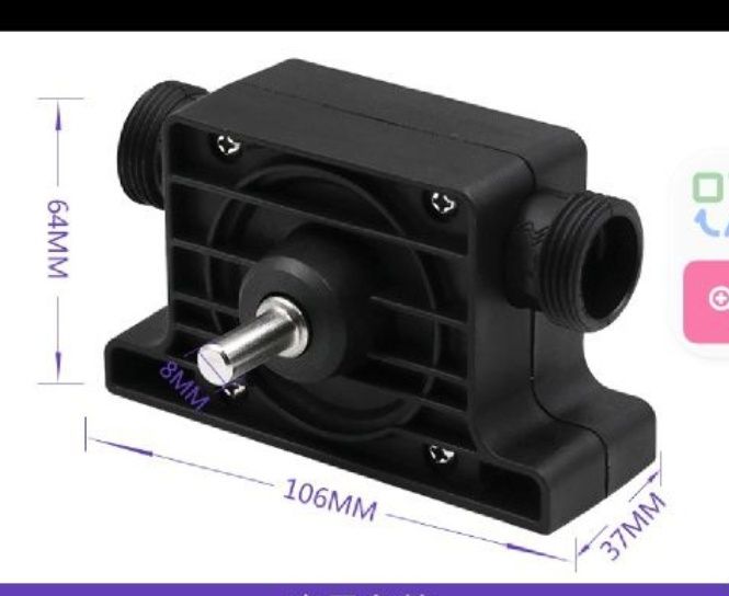 Насосы чорний цвет мини