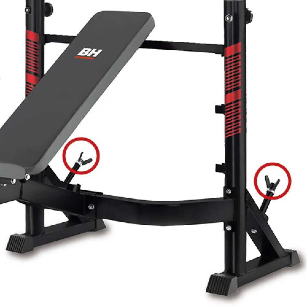 ПРОМО Регулируема Лежанка с Бицепс Плот BH Fitness Optima Press, Пейки