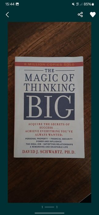 Magic of thinking big