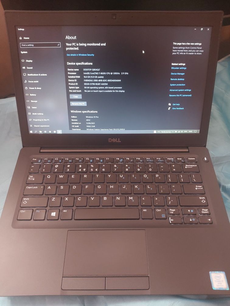 DELL Latitude 7290 i7 16gb ram TOP