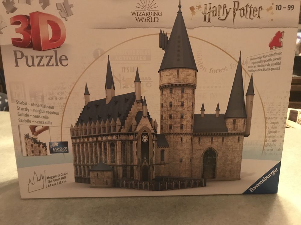 3D пъзел Хари Потър замъците Ravensburger & Gogwarts