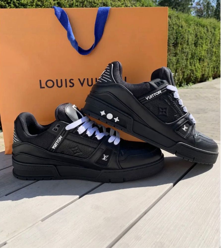 Adidasi Louis Vuiton black **calitate premium**