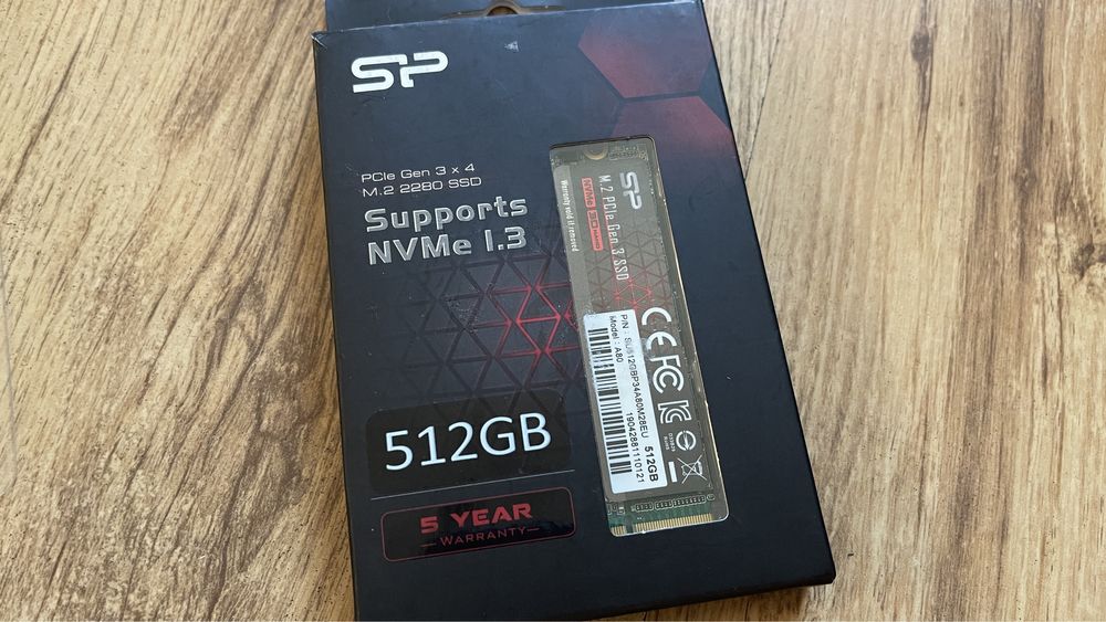 Solid State Drive SSD Silicon Power A80 512GB NVMe M2