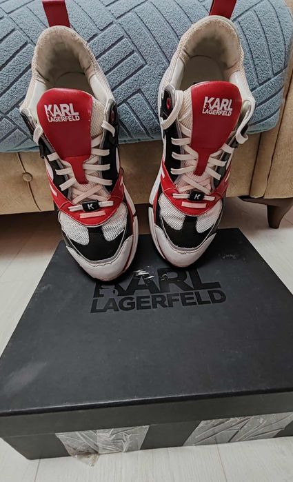 Karl Lagerfeld adidași piele