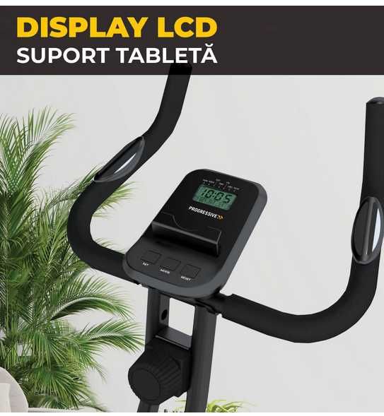Bicicleta fitness pliabila PROGRESSIVE XF700, volanta 1.5 kg,