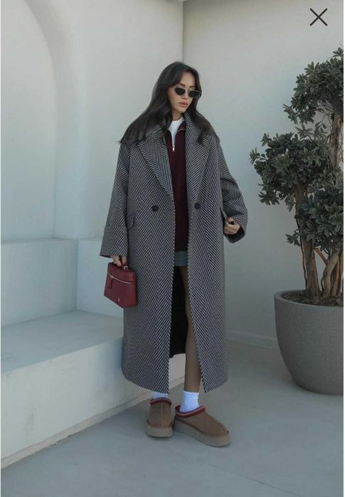 Дълго зимно палто