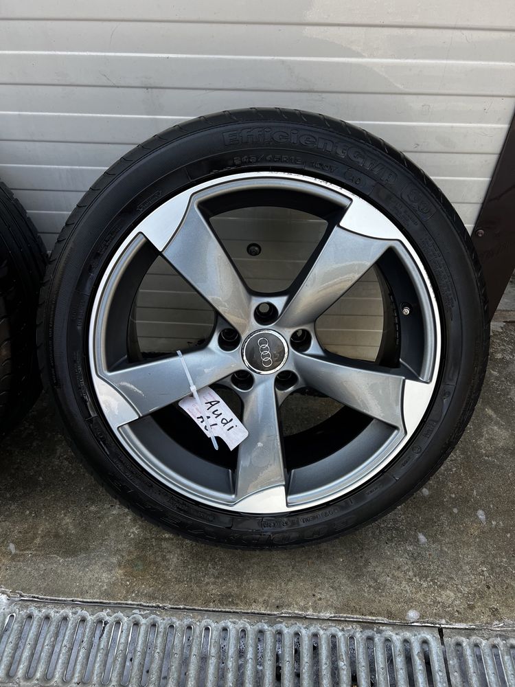 Jante  rotor audi cu anvelope de vara 245/45R18 Audi A4,A5,A6