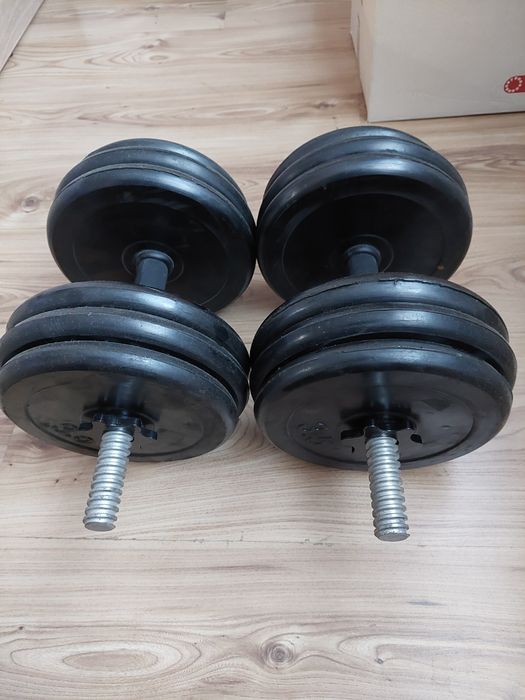 Дъмбели гумени 70 кг (2×35кг)