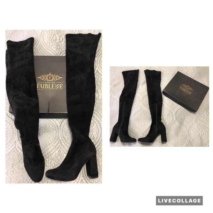 Cizme Atelier Faiblesse, 36, piele intoarsa