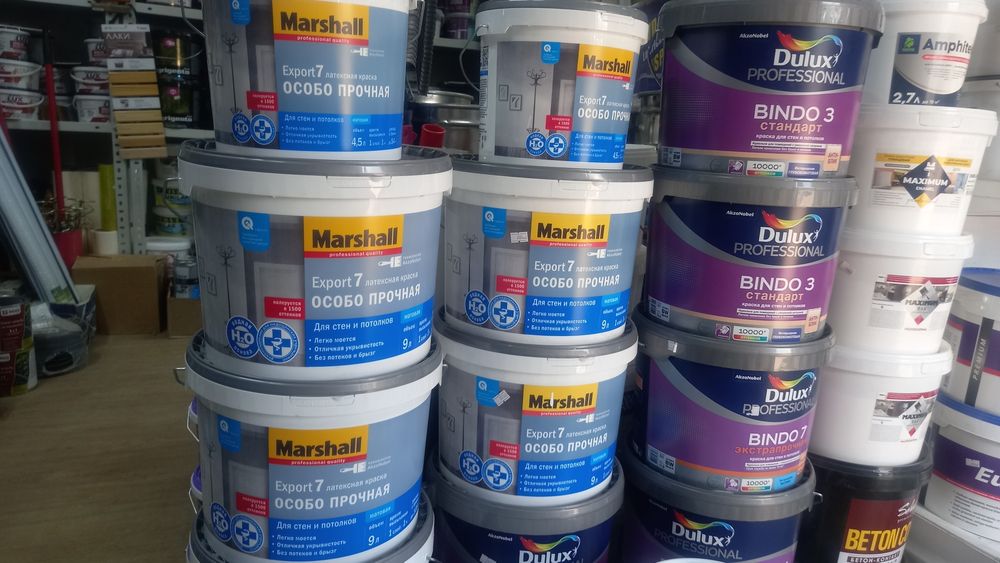 Краска Dulux bindo 7, bindo 3, bindo 2; bindo 20, marshall 7, 2,